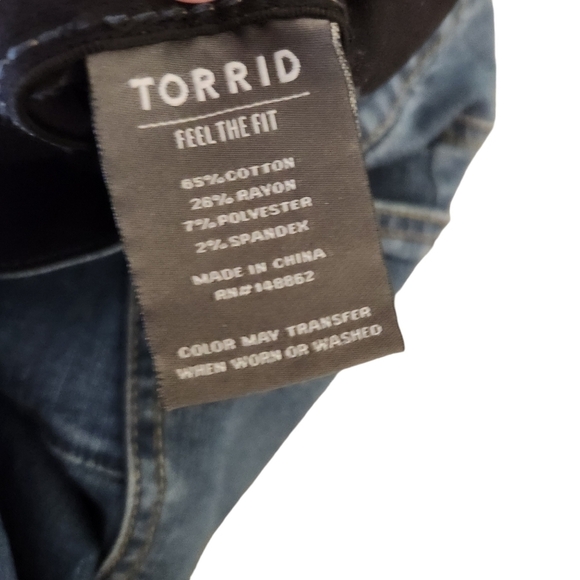 Torrid 'Bombshell Skinny' Jeans, sz 22 - Picture 7 of 8